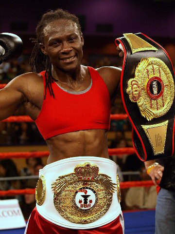 Chevelle with WBAN and IFBA title belts