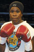 On February 15, 2003 at Caesar&#39;s Palace in Las Vegas, Nevada, former IFBA Featherweight champion Layla McCarter of Las Vegas won a six-round majority (58-56 ... - 2xbyrdvsmccarter4